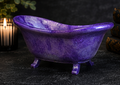 Purple Epoxy Clawfoot Bathtub Soap Dish