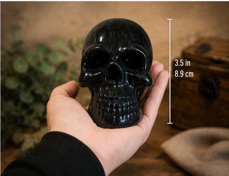 Resin Skull Figurine