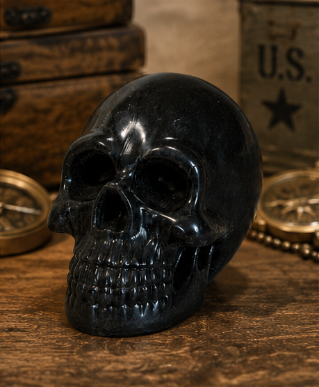Resin Skull Figurine